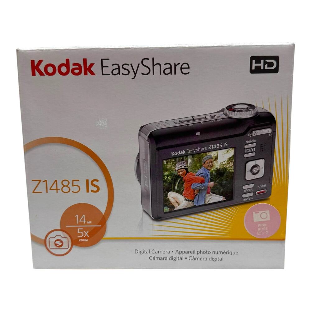 Kodak EasyShare Z1485 IS Digital Camera Pink Rose